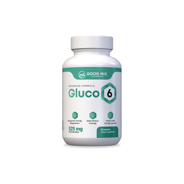Gluco6 Herbal-Based Solution Supplement | 525Mg 30 Powder Capsules - Plant Ingredients - Non GMO - Made in USA (30 Count (Pack of 1))