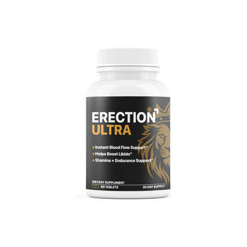 Erect Ultra | Performance Pills for Men Fast Acting Blood Flow & Enhanced Circulation, Stamina, Girth and Hardness | Helps Achieve & Sustain Hard On'S | 20 Research Backed Ingredients - 60 Tablets