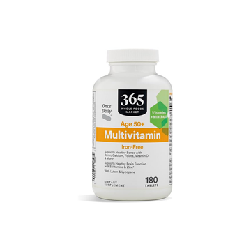 365 by Whole Foods Market, Mature Adult Once Daily Multi, 180 Count