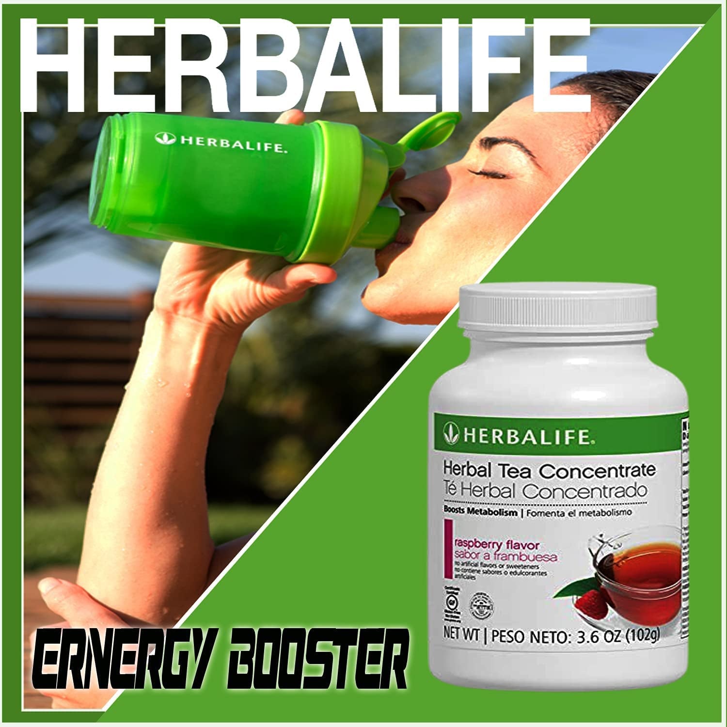 Herbal Tea Concentrate: Raspberry 3.6 OZ (102G) Gluten Free, Naturally Flavored, No Artificial Sweetener