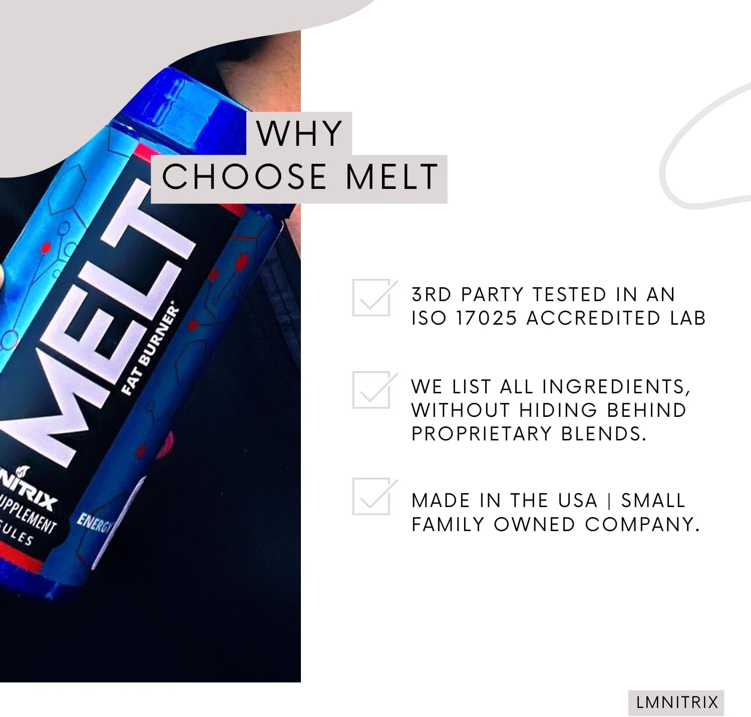 MELT EXT - Advanced Thermogenic Fat Burner - Effective Weight Loss Solution for Men and Women - 60 Capsules
