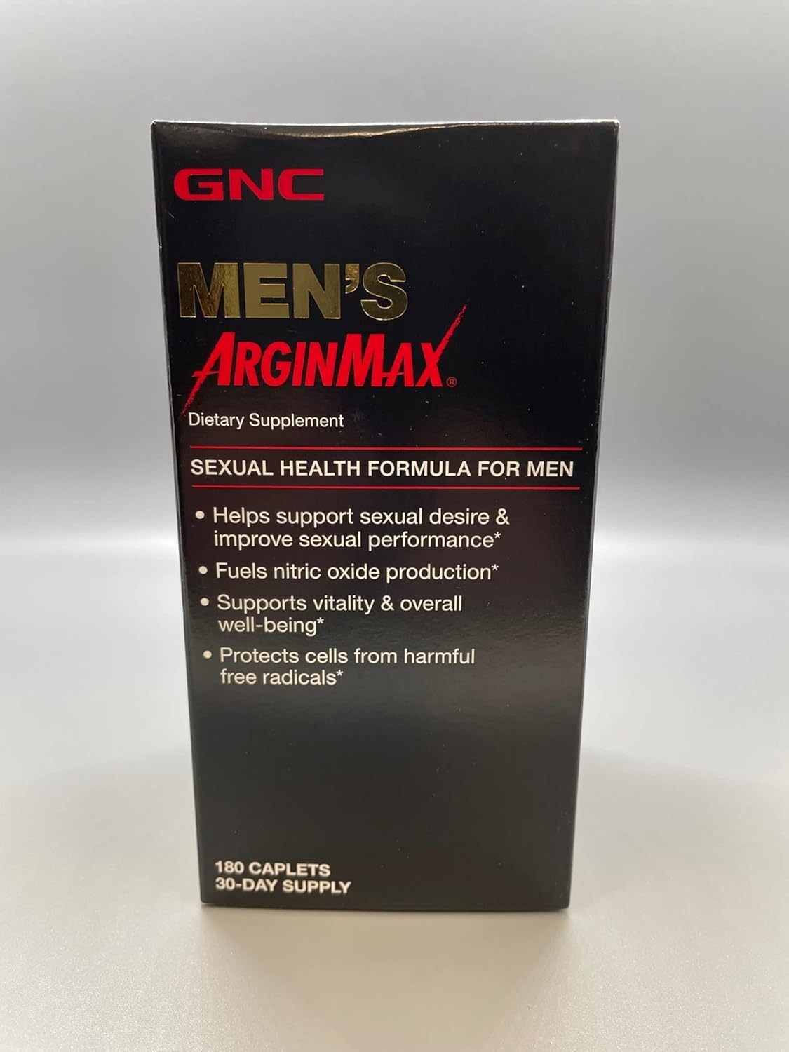 GNC Mens Arginmax Sexual Health Supplement for Men, 180 Count, Supports Blood Flow and Vitality
