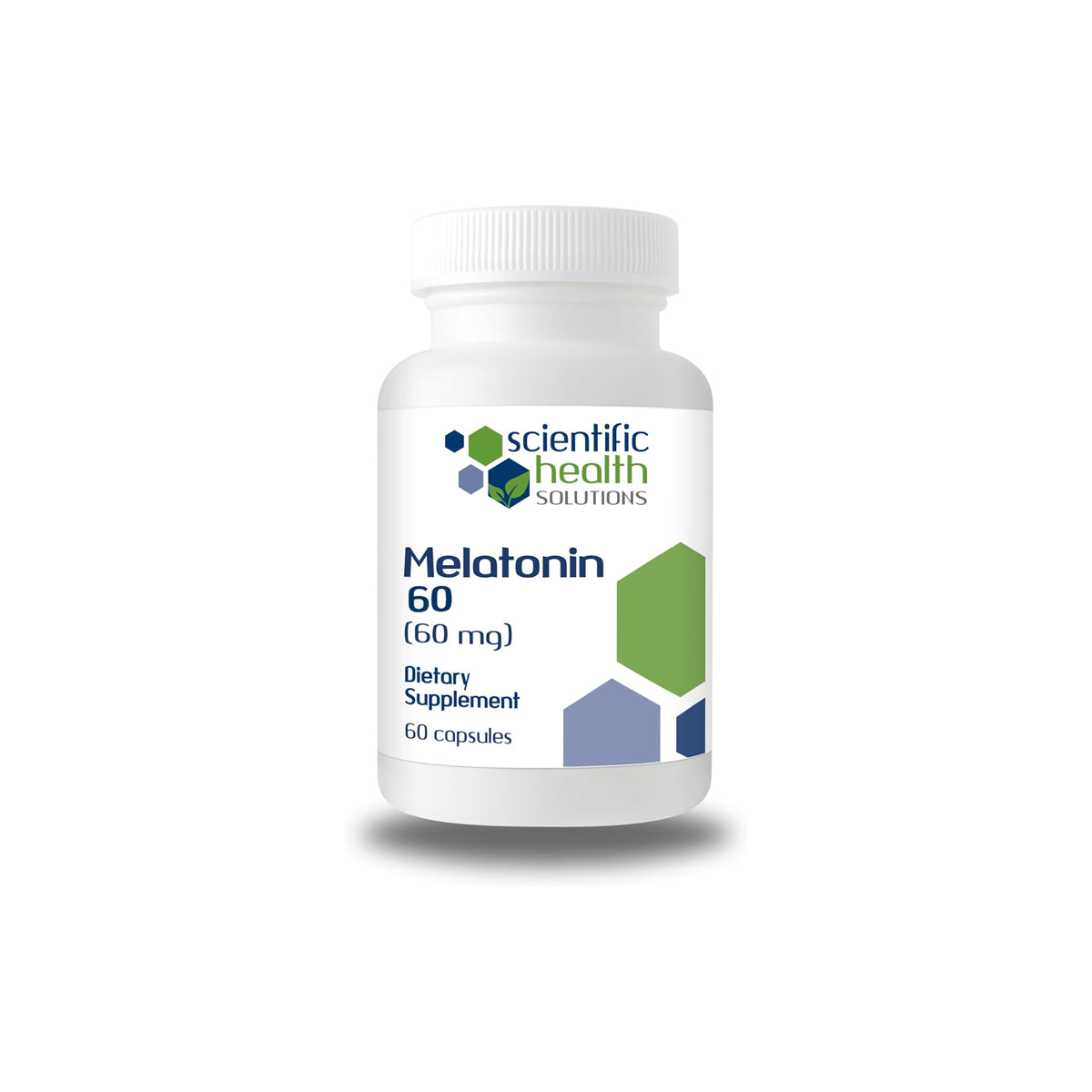 Scientific Health Solutions Melatonin 60Mg | High Dosage Melatonin in Easy-To-Swallow Capsules | Vegan, Non-Gmo & Gluten-Free | Us-Made Extra Strength Melatonin (Single)