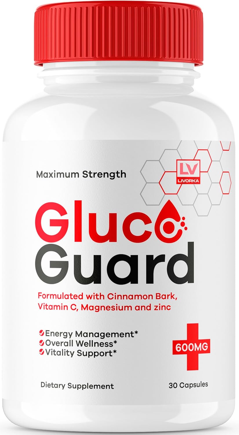 Gluco Guard Blood Support, Natural Formula Premium Supplement - 30 Capsules for 1 Month