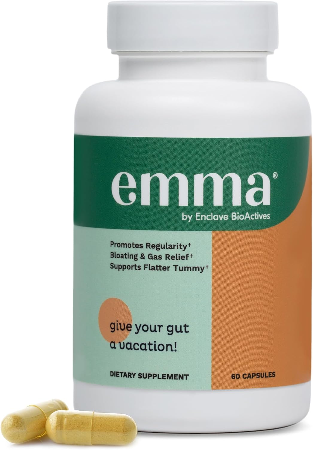 Gut Health Doctors Endorsed Supplement - 60 Capsules - Relief from Gas and Bloating, Repairs Leaky Gut with Magnesium, Berberine, Vitamin D, Quercetin & More - Gut Health & Colon Cleanse Formula