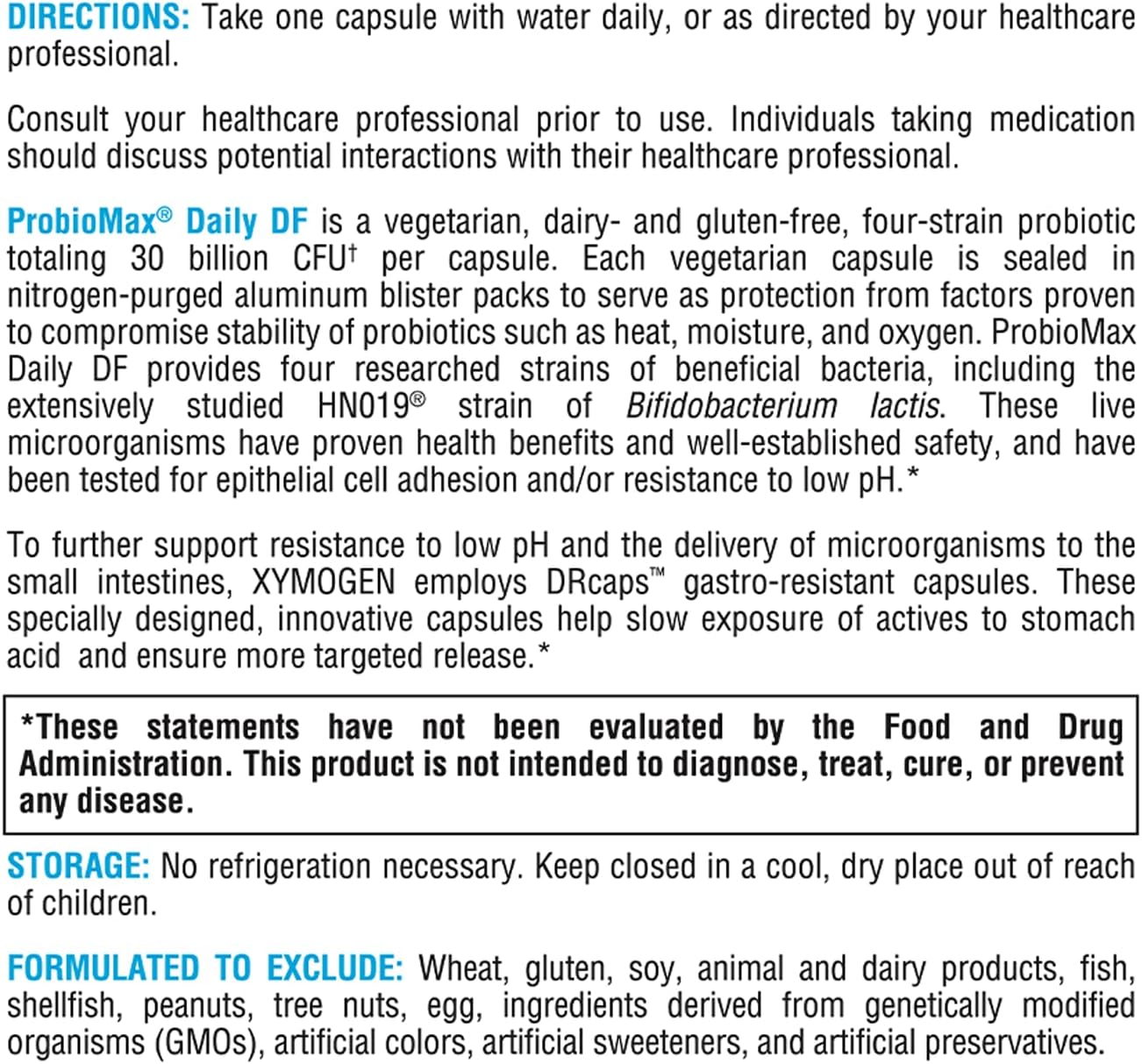 Probiomax Daily 30B - Vegetarian, Dairy & Gluten Free Probiotics for Digestive Health - Women'S & Men'S Probiotic Nutritional Supplements - Formerly Probiomax Daily DF (60 Capsules)