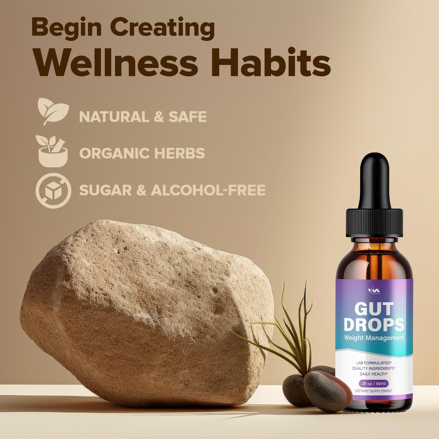 (1 Pack) Gut Drops Healthy Vitamin Support Supplement - Advanced Formula, Gutdrops 24 Hour Liquid, Energy and Extra Strength Reviews, 1 Month Supply