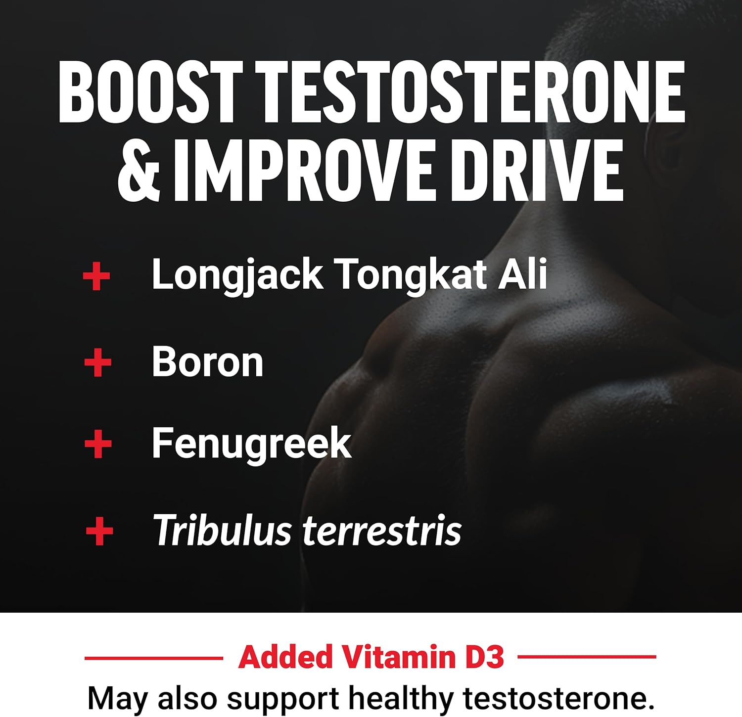 Test X180 Gummies Testosterone Booster for Men with Tongkat Ali, Horny Goat Weed, Tribulus Terrestris, Fenugreek, & Black Maca, Supplement Men, Berry Punch, 60 Gummies, 1-Pack