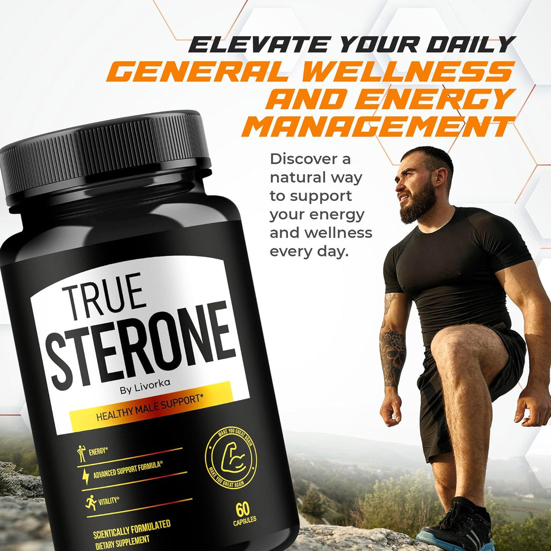 True Sterone Pills, Truesterone, True Sterone Pill, Pills True Sterone, True Sterone Vitamin Capsules, True Sterone Advanced Formula, True Sterone Reviews 60 Capsules for 1 Month