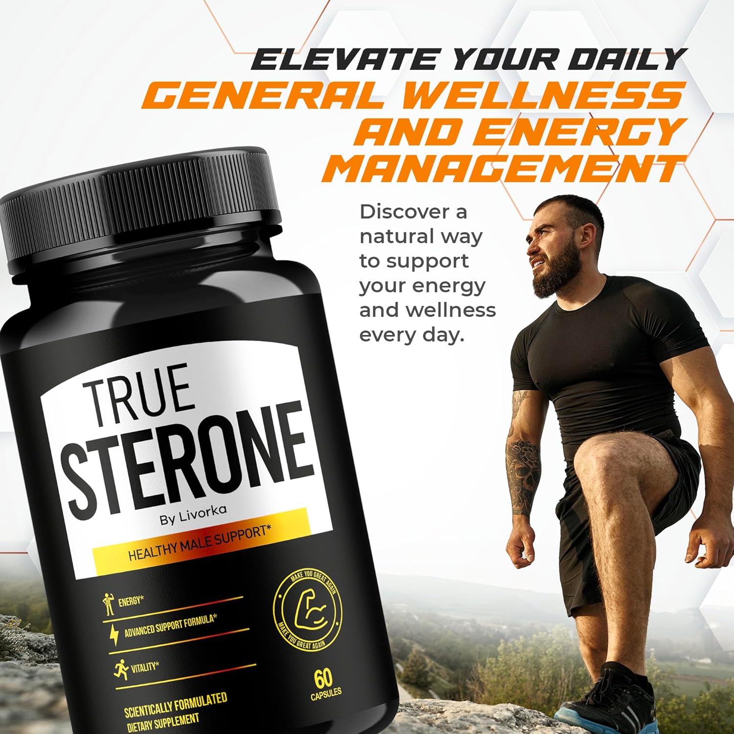 True Sterone Pills, Truesterone, True Sterone Pill, Pills True Sterone, True Sterone Vitamin Capsules, True Sterone Advanced Formula, True Sterone Reviews 60 Capsules for 1 Month