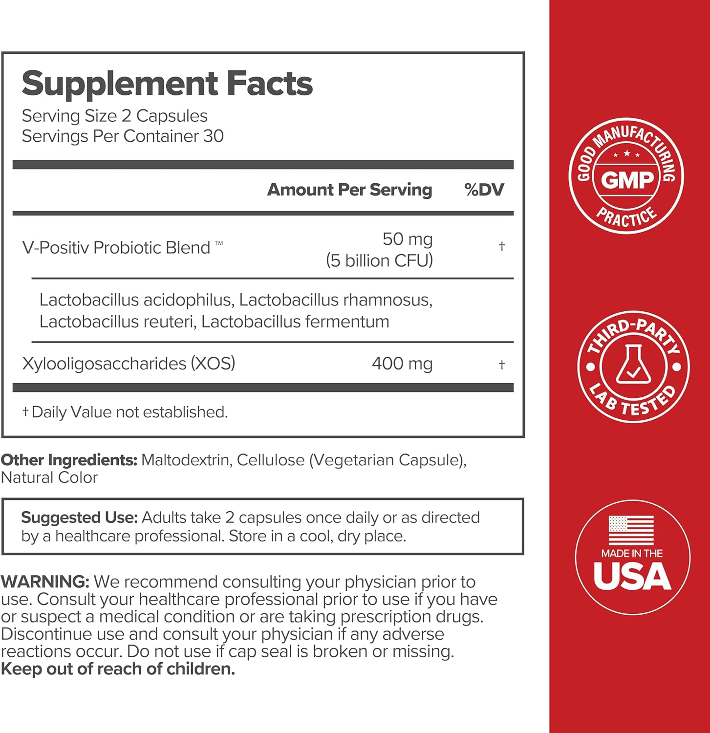 URO Vaginal Probiotics for Women Ph Balance with Prebiotics & Lactobacillus Probiotic Blend - Vaginal Health Supplement - Promote Healthy Vaginal Odor & Vaginal Flora, 60 Count (Pack of 1)