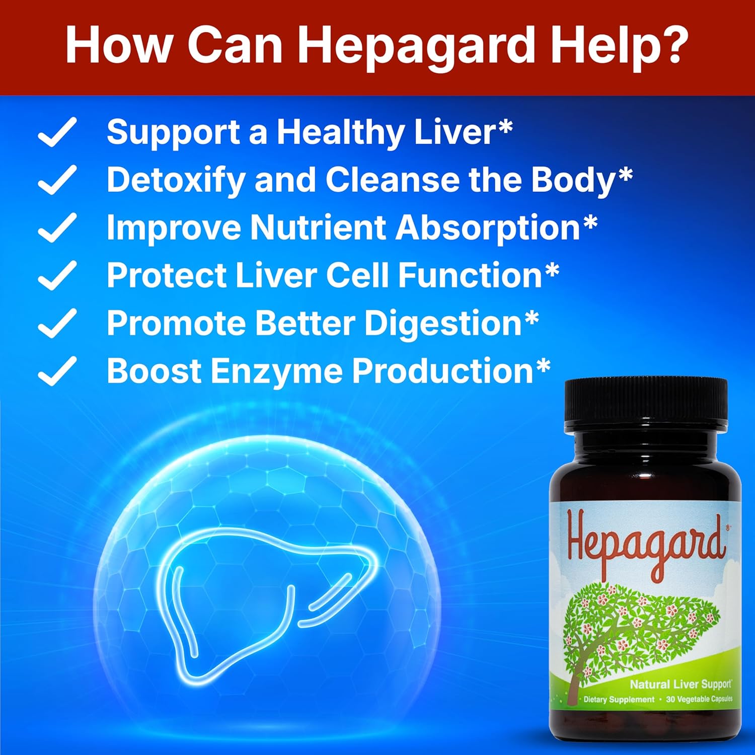 Natural Liver Support Supplement Capsule with N-Acetyl Cysteine (NAC) - Non-Gmo, Gluten-Free