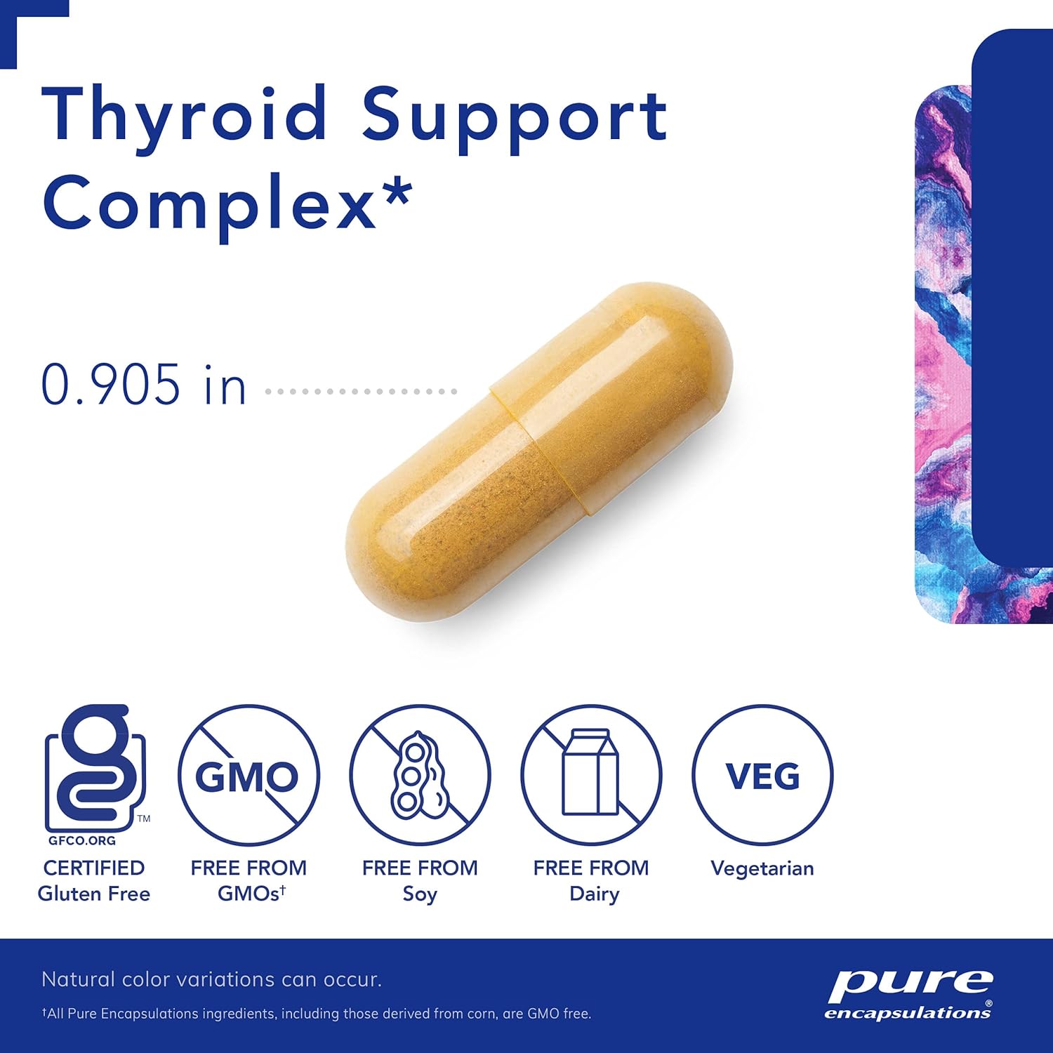 Thyroid Support Complex - Supports Thyroid Health* - Antioxidant Infusion - with Ashwagandha & Iodine - Non-Gmo & Vegetarian - 120 Capsules