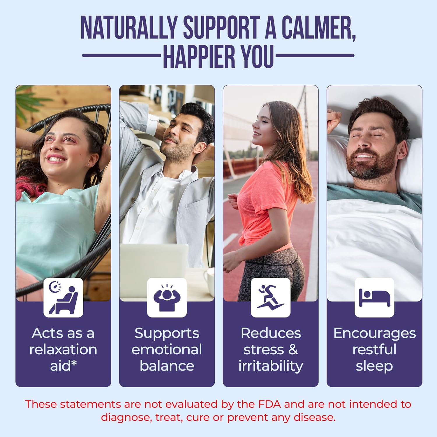 Keep Calm Capsules – Natural Stress Relief Supplement with Ashwagandha, GABA, Magnesium & 5-HTP – Supports Stress & Anxiety Relief, Mood Balance & Relaxation – 60 Joy Filled Capsules