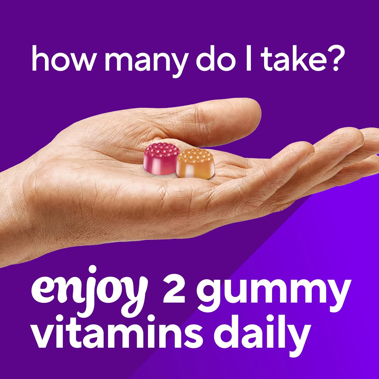 Men'S 50+ Daily Multivitamin, Gummy Vitamins, 120 Ct