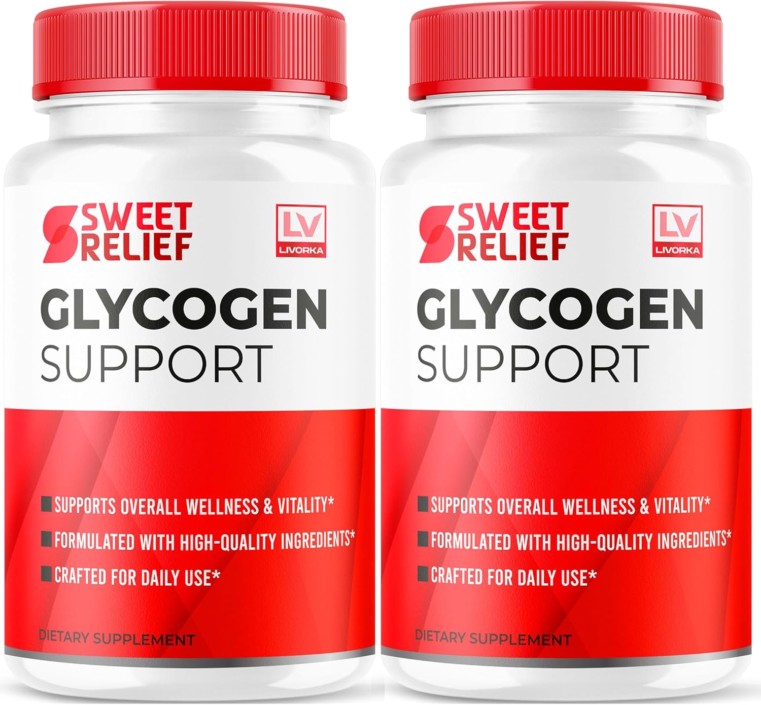 Sweet Relief Capsules - Official Sweetrelief Premium Formula Supplement Pills, Advanced Sweet Relief Glycogen Support Formula for Wellness & Overall Health, 60 Capsules for 2 Months (2 Pack) 