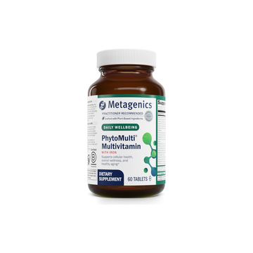 Phytomulti Multivitamin with Iron - Daily Multivitamins with Phytonutrients - Multivitamin for Men & Women - Phytomulti Vitamin Supplement 60 Tablets