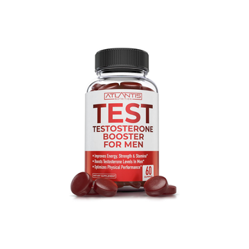 Testosterone Booster for Men Gummies - Male Enhancement, Boosts Energy, & Optimizes Physical Performance Formulated W/Tribulus - 60 Gummies