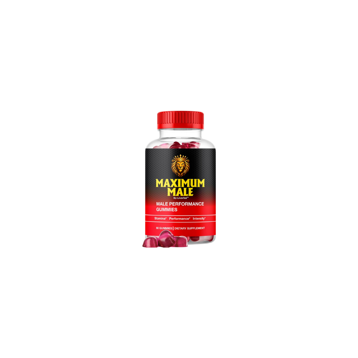 Maximum Male Gummies Supplement Support - All Natural Premium Formula, Maximum male Advanced Formula 60 Gummies for 1 Month