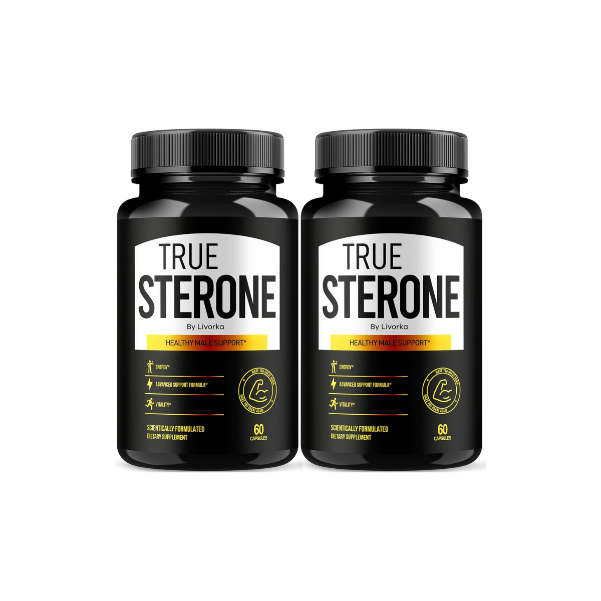True Sterone Pills, Truesterone, True Sterone Pill, Pills True Sterone, True Sterone Vitamin Capsules, True Sterone Advanced Formula, True Sterone Reviews 120 Capsules for 2 Months (2 Pack)