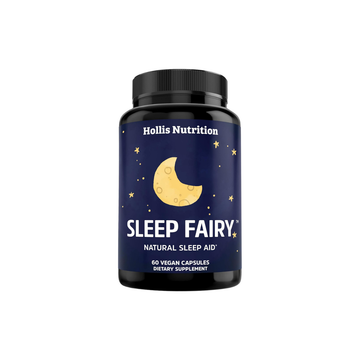 SLEEP FAIRY Natural Sleep Aid - 10mg Melatonin, 500mg Magnesium Glycinate, L-Theanine, B6, 5-HTP, GABA, Valerian Root & Ashwagandha