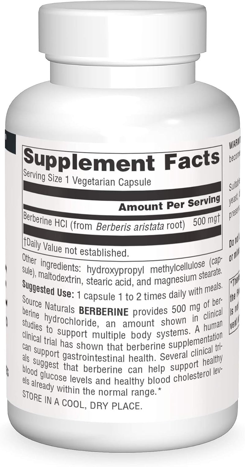 Berberine Vegetable Capsule, for Gastrointestinal Support* - 120 Vegetarian Capsules